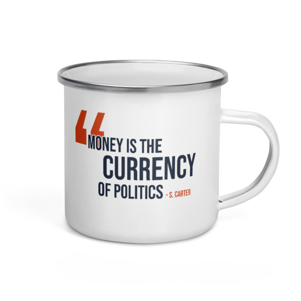 Political Genius Enamel Mug